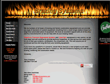 Tablet Screenshot of brazingsystems.com